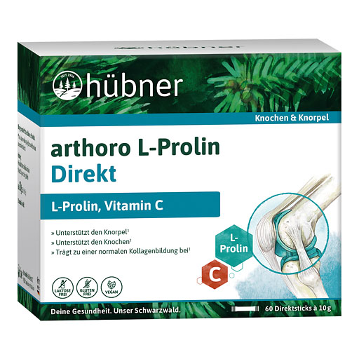 HÜBNER arthoro L-Prolin Direkt Pulver